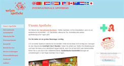 Desktop Screenshot of internationale-apotheke.eu