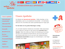 Tablet Screenshot of internationale-apotheke.eu