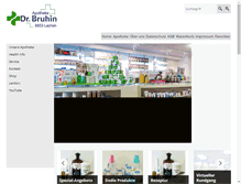 Tablet Screenshot of internationale-apotheke.ch